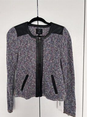 Rag and Bone Multi-Colored Moto Jacket